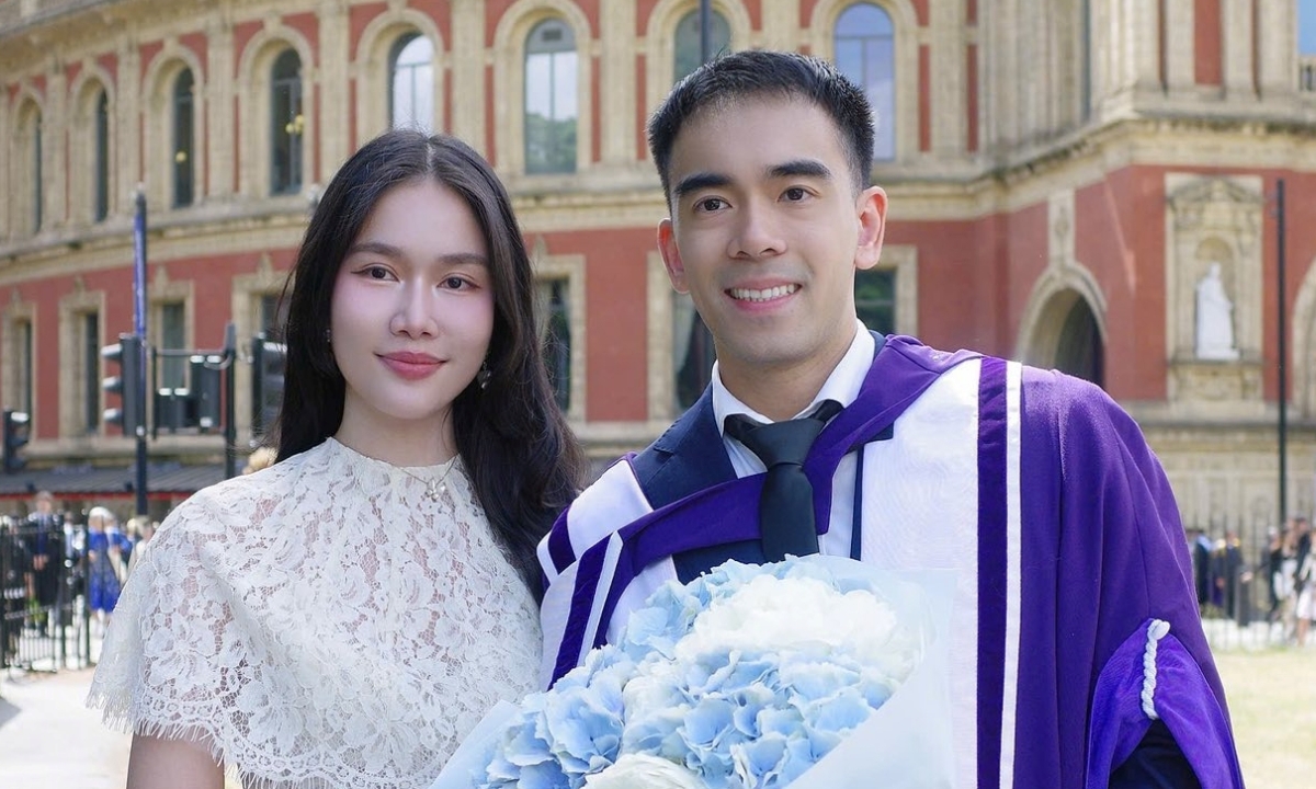 Phương Anh xúc động chúc mừng chồng tốt nghiệp tiến sĩ tại Imperial College London - hình ảnh - new88-app.vip