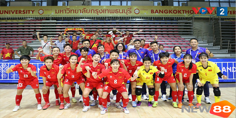 Bóng Đá futsal Nữ Việt Nam Giành HCV Lịch Sử SEA Games 33 - hình ảnh - new88-app.vip