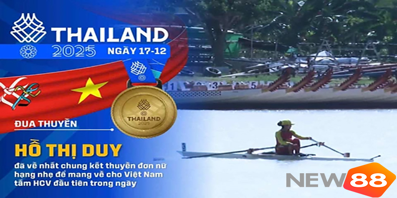 Hồ Thị Duy Đưa Rowing Việt Nam Chạm Đỉnh SEA Games 33 - hình ảnh - new88-app.vip