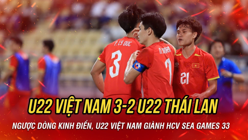 U22 Việt Nam Giành Chức Vô Địch SEA Games 33 - hình ảnh - new88-app.vip